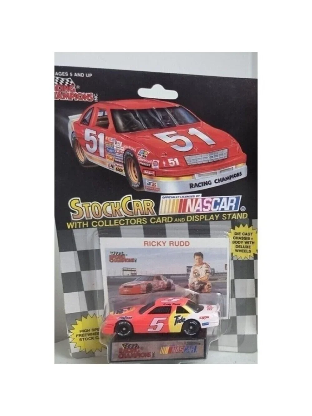 Vintage Die Cast Racing Champions RICKY RUDD 5 Chevy Limina 1992 NASCAR Series